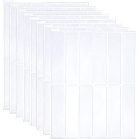 Lot de 10 feuilles de carrelage autocollant en PET transparent imperméable pour cuisine, salle de bain, salon, chambre à coucher, décoration d'intérieur, 29 x 23 cm (1/5)