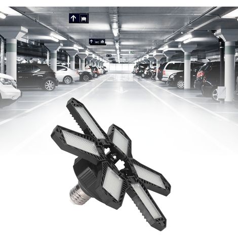 Lampe LED pour garage E27/24W, éclairage industriel et minier 1800 lm, pliable à 6 lampes, éclairage d'intérieur pour entrepôt et entrepôt (1/5)