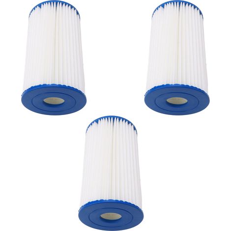 3-teiliges Filterset für Poolfilter Typ B, Dreiflügelkonstruktion, Pumpenelemente für Whirlpools (1/5)