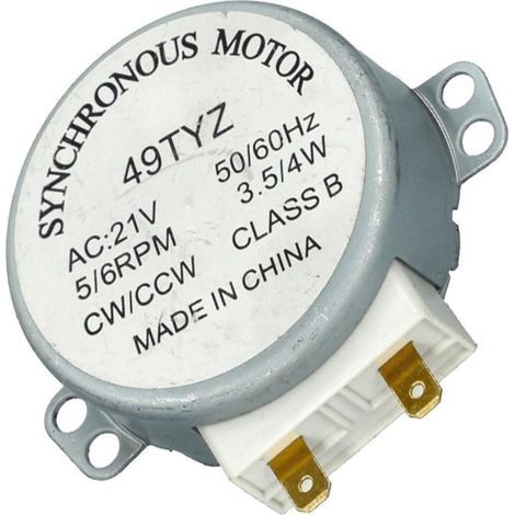 1 Moteur plateau pour Four micro-ondes, Compatible DE31-10154D, DE31-10154A, Pièce détachée