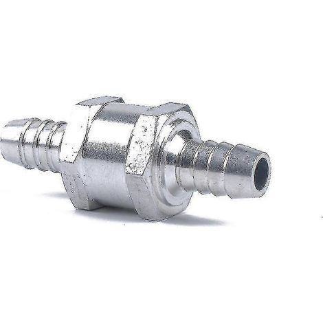 Clapet Clapet Anti-Retour A Carburant Gasoil Diesel Aluminium (6Mm) + Collier De Serrage 10Mm (1/3)