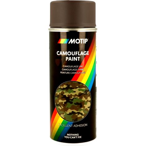 Braune Militärtarnfarbe Bundeswehr Spray RAL 8027 Matt 400ml (1/5)