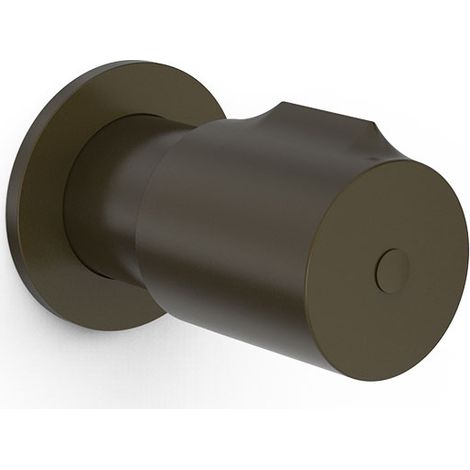 LLAVE DE PASO EMPOTRADA CONEXIÓN A ROSCA HEMBRA 3/4  NEGRO