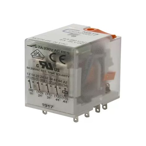 Metz Connect 110017101407 Steckrelais 24 V/AC 7 A 4 Wechsler 1 St. (1/2)