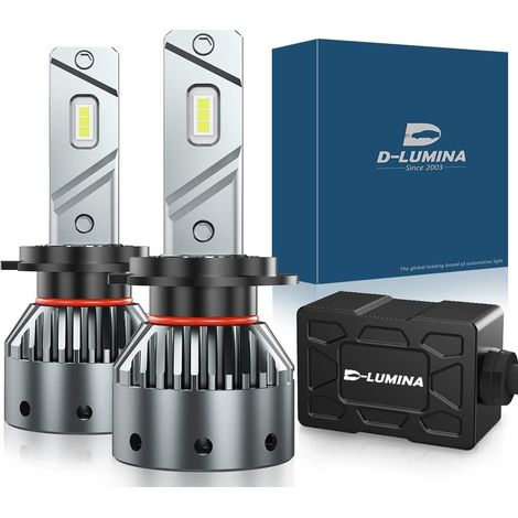 2 Pièces Ampoule H7 LED 100W 16000LM Canbus 6000K Blanc Pour Phare Auto (1/5)