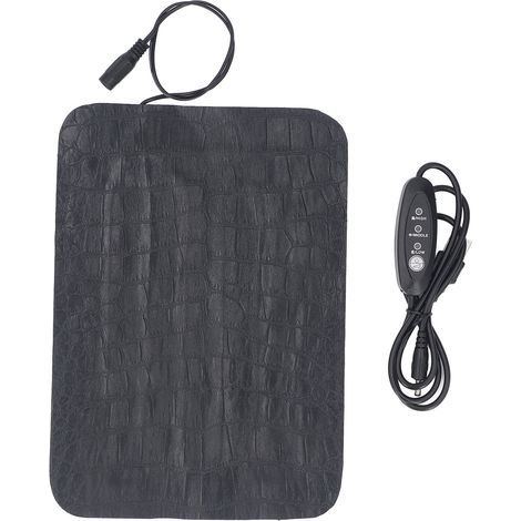 Heating mat for seedlings, 3-level temperature control, PU leather, for indoor hydroponic plants, type 1522 (22.1 x 15.7 cm / 8.70 x 6.18 inches) (1/5)