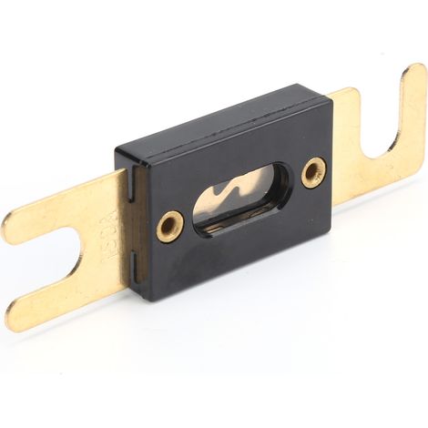 ANL automatische Flachsicherung, Goldbolzen-Typ DC32V universell für Auto, LKW, Wohnmobil, Stereoanlage-Batterie (150A) (1/5)