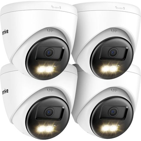 Telecamera di sicurezza, risoluzione 3K, visione notturna, confezione da 4 pezzi I51HJ (1/2)