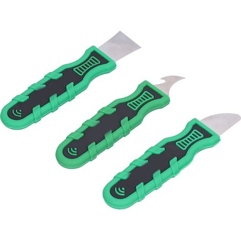 Kit De 3 Lames D Injection En Acier Inoxydable Pour Grattoir À Colle Et Outils De Démontage Pour Maintenance Mécanique Et Électronique (1/5)