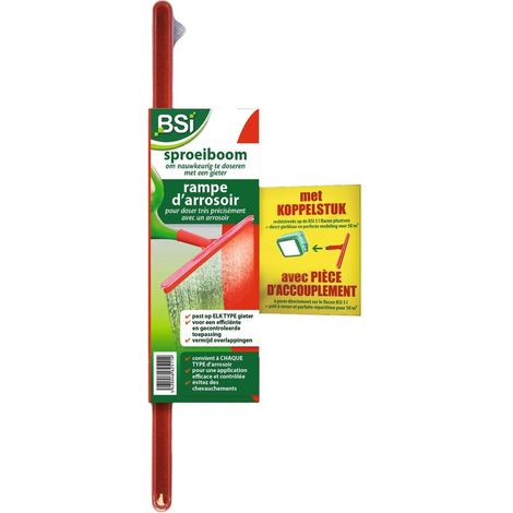 BSI Rampe d'arrosage rouge plastique robuste 52.5 cm (1/3)