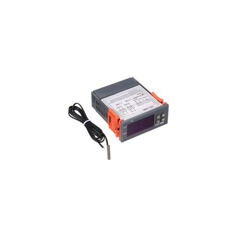 Contrôleur de Température Numérique Tout Usage STC-1000, Thermostat de Refroidissement et de Chauffage avec Capteur pour la Serre D'incubateur de Réfrigérateur de (1/4)