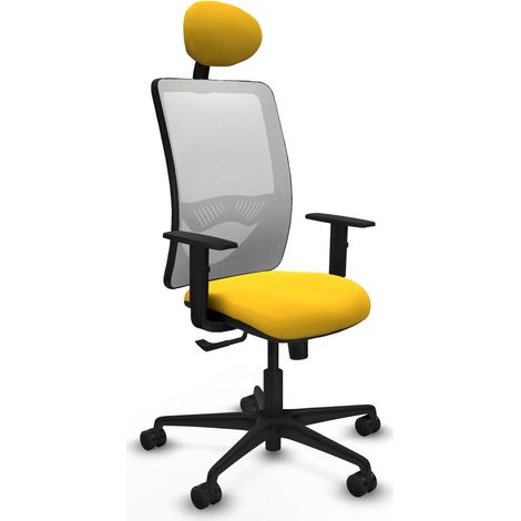Silla de oficina piqueras y crespo Zulema blanco espuma gruesa (1/2)