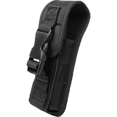 CSPARKV 50x150mm Pochette de Lampe de Poche Tactique Portable LED Torche étui pour Ceinture de Service Sac de Taille Outils de Survie pour la Chasse (1/5)