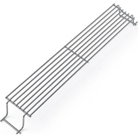 69866 Plateau de maintien au chaud pour barbecue à gaz Weber Spirit 200 Series E210 S200 E220 S220 avec commande frontale, grille en acier inoxydable pour barbecue à gaz Weber Spirit GS4