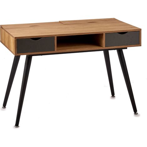 Industrieller Schreibtisch mit Schubladen, 110 x 60 x 75 cm (1/4)
