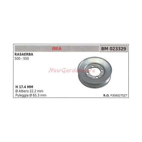 Puleggia per rasaerba tosaerba tagliaerba 500 550 IBEA 023329