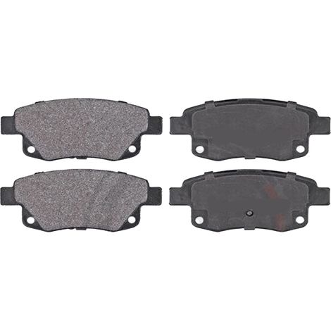 KIT PASTIGLIE FRENO POSTERIORI compatibile con FORD TRANSIT AUTOBUS (FD , FB , FS , FZ , FC ) / PASTIGLIE FRENANTI AUTO OEM 37560, / SOSTITUZIONE DIRETTA / BASSA POLVERE / SILENZIOSO
