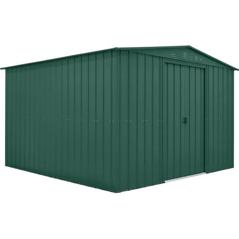 10 x 10 Feet Globel Apex - Steel/Metal - L310 x W308 x H203 cm - Green