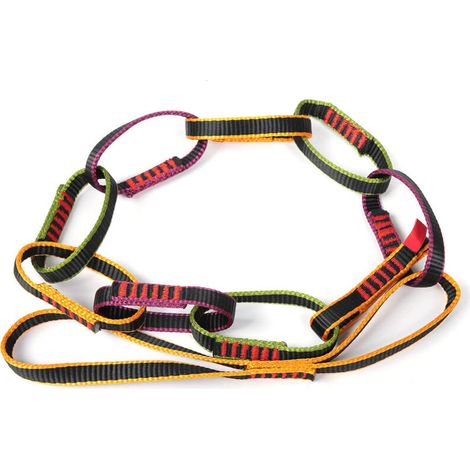 Élingue Daisy Chain en Nylon pour Équipement d'Escalade et Ancrage Personnel