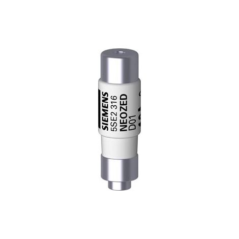 Cartuccia Fusibile Neozed, D01, 6 A, Gg, Un Ac: 400 V, Un Dc: 250 V, Con (Stagnate) Capsule Di Contatto