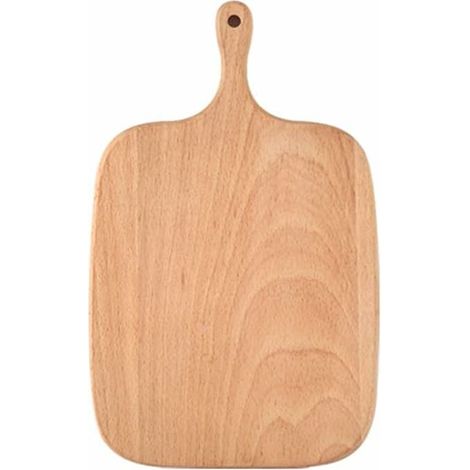 Planche à découper en bois, 26,5 x 16 x 1,5 cm, pour un usage domestique, la pâtisserie et l'organisation de la cuisine.-AquaForge (1/5)