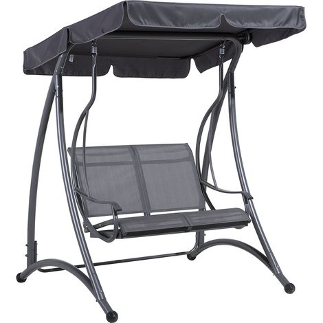 Patio Swing TESERO Metal Grey (1/5)