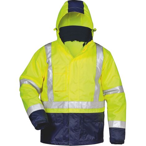 Safestyle Warnschutzjacke Alf 3-in-1 Gr. 3XL gelb/marine (1/3)