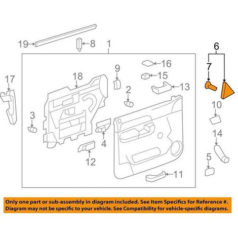 A pair of 25838246 and 25838245 parts will fit the triangular interior door panel of the Chevrolet Silverado.--DTEKGAZ (1/5)