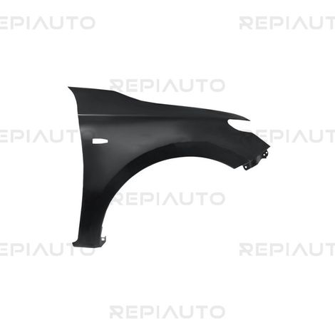 Aile avant droite à peindre avec trou clignotant sans trou moulure 2WD Mitsubishi L200 Triton KJ/KK/KL phase 1 2015-2019