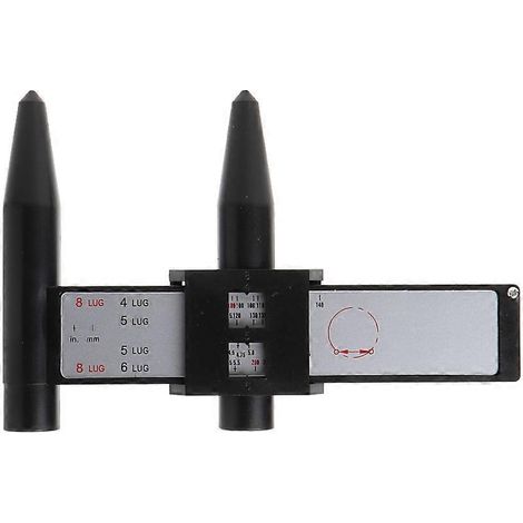 Jauge de Mesure pour Motifs de Boulons de Roue Voiture Camion 4 5 6 8 Lug (1/4)