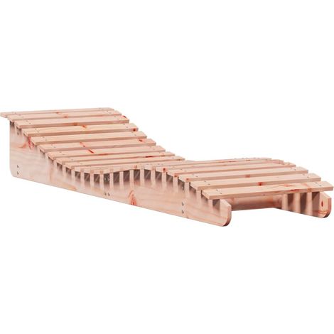 Liegestuhl 205x60x31,5 cm aus massivem Douglasienholz