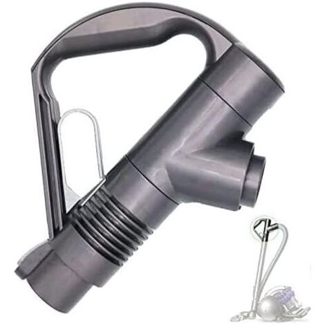 Poignée de remplacement compatibilité pour dyson aspirateurs DC19 DC23 DC26 DC29 DC32 DC36 DC37 (gris/titane) (1/5)