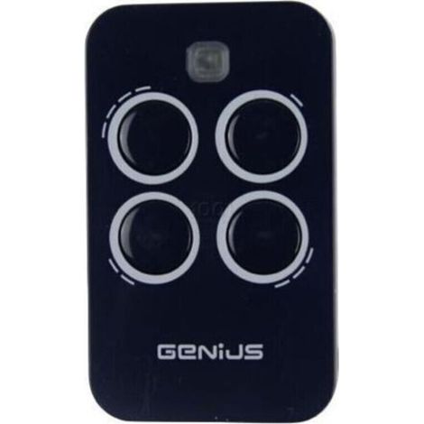 Genius – Télécommande pour motorisations – 4 canaux – Alimentation 12V – Fréquence 433.92 MHz – Émetteur mural design élégant (1/5)