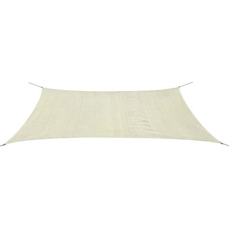 Ombrellone rettangolare in HDPE 4 x 6 m color crema 020008591