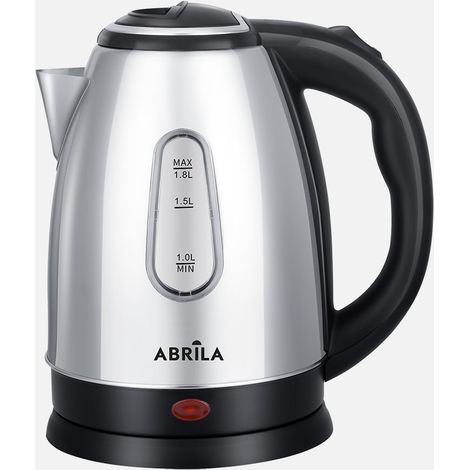 Bouilleur d'eau électrique ARABIGO noir/argent 1,8 l 1500W