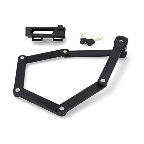 FISCHER FAHRRAD 85852 Lucchetto pieghevole Nero Lucchetto a chiave (1/4)