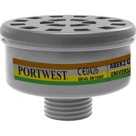 Gasfilter - Schwarz - Portwest