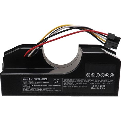 vhbw Batería compatible con Cecotec Conga 1690 Pro, 3092, 3090, 3091 aspiradora (3000 mAh, 14,8 V, Li-Ion) (1/3)