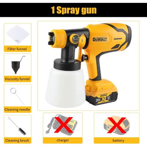 DEWALT DCF513 Chiave a percussione senza fili 3/8" 18V XR, solo macchina senza batteria e caricabatterie, per riparazione meccanica auto in spazi ridotti (1/5)