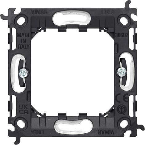 Vimar supporto 2m + griffe interasse 71 30602 (1/2)