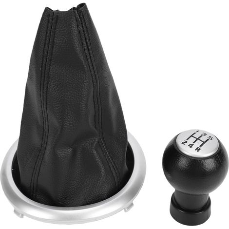 Gear Shift Lever Trim, Dust Protection Sleeve, Replacement Set, for Manual Transmission, Compatible with Hatchback, Sedan, Station Wagon, Utility Vehicle 2005-2015 (1/5)