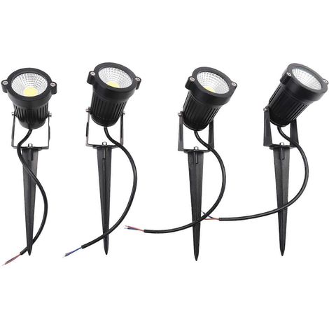 Set mit 4 wasserdichten LED-Gartenstrahlern für Einfahrt und Hof. (1/5)