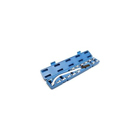 Xpotool – Coffret clé tendeur avec 13 embouts – 8 douilles 12 pans 12 à 19 mm – 5 embouts E – Acier chrome vanadium – Mallette de transport (1/3)