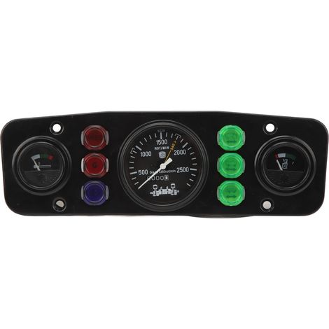 Compteur 3-en-1 Auto: Température d'Eau, Compte-Tours, Niveau d'Huile, Panneau pour Tracteur Véhicule 12V (1/5)