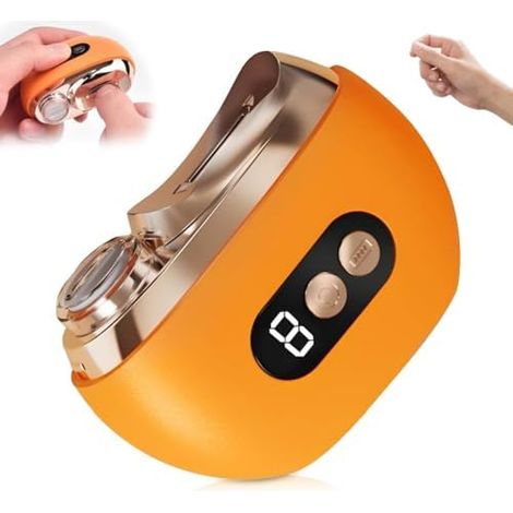 Elektrischer 3-in-1-Nagelknipser mit 3 LED-Gesichtsleuchten, multifunktional, für Kinder, Erwachsene und Senioren (1/5)