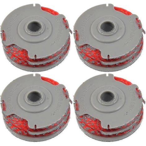 4 bobines de coupe-bordures Amp fil double alimentation automatique compatible Flymo Fly021