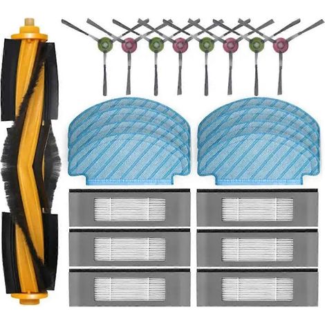 Pièces détachées pour aspirateurs robots laveurs de sols 2 Pro / Station K781+ / Hybrid / 2 / Max : filtre et brosse latérale principale (1/4)