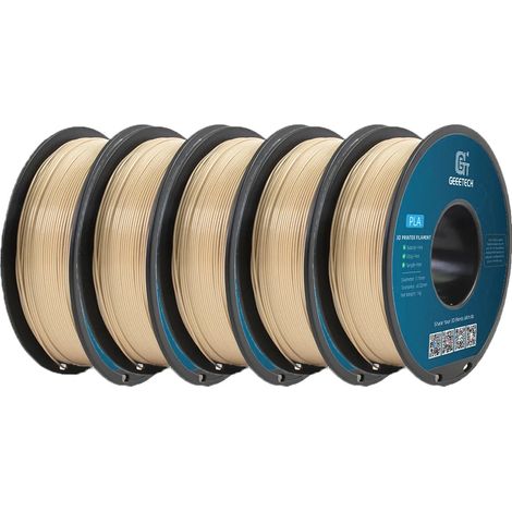 Filamento per stampante 3D, materiale PLA, compatibilità versatile, colore osso (1/2)