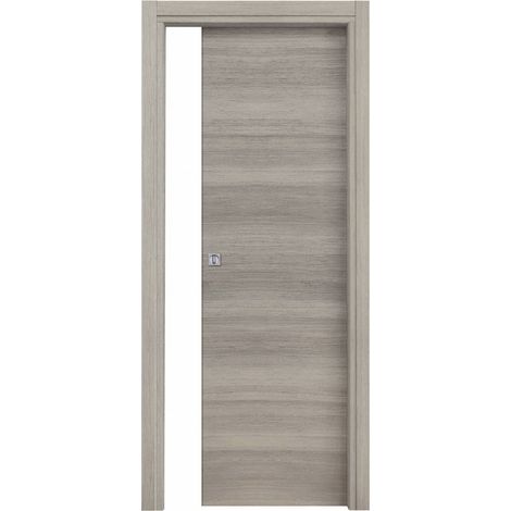 Puerta corredera Microtec roble cm 210 x 70