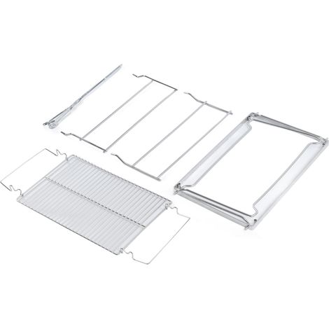 Grille de barbecue pliable en acier inoxydable, légère, argentée, résistante aux rayures et facile à nettoyer, idéale pour la plage. (1/5)
